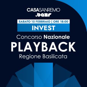 Concorso Nazionale Playback @ Invest, Palafiori